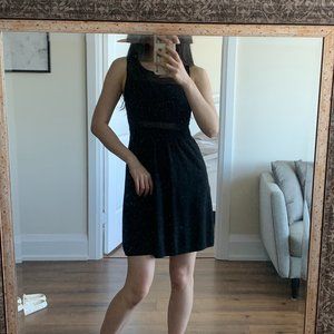 Black Dress (Mesh Shoulder and Waist Strap) Almost New
